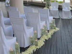 Décoration florale pour un mariage