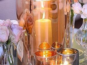 fleurs et bougies