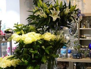 Un bouquet à notre boutique de la rue Grimaldi