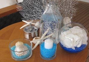 Des fleurs et des décorations pour les bateaux