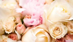 A delicate bridal bouquet