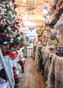 A pretty richly decorated chalet