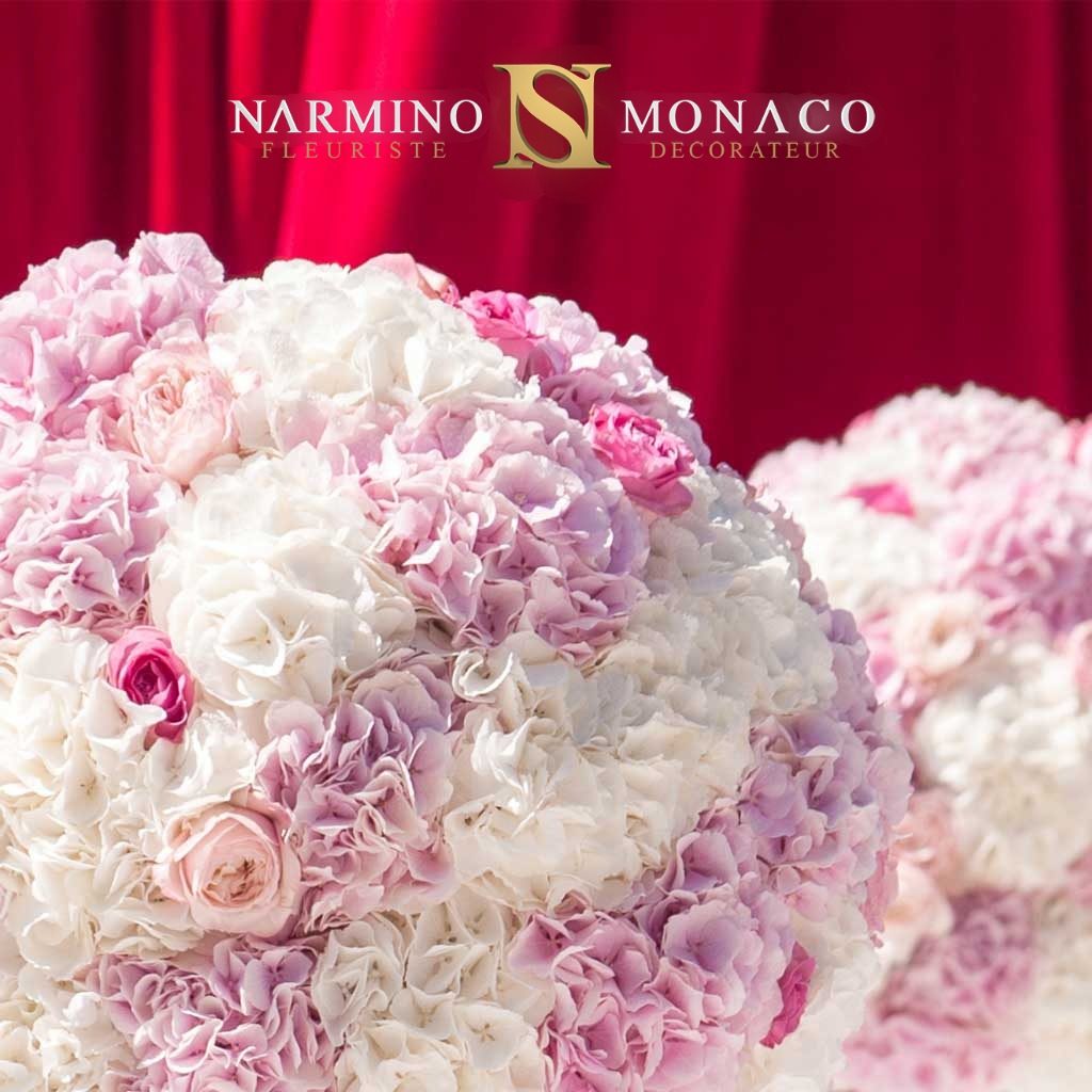 Narmino, decorator florist in Monaco, floral decoration for your wedding