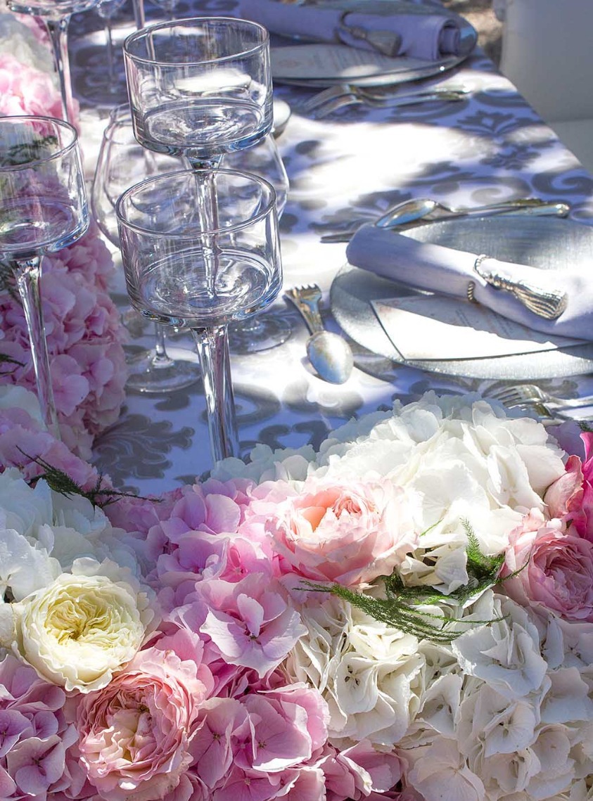 The table of the brides, a Narmino Flowers realization