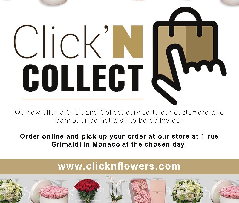 A click and collect service of flowers for Monaco