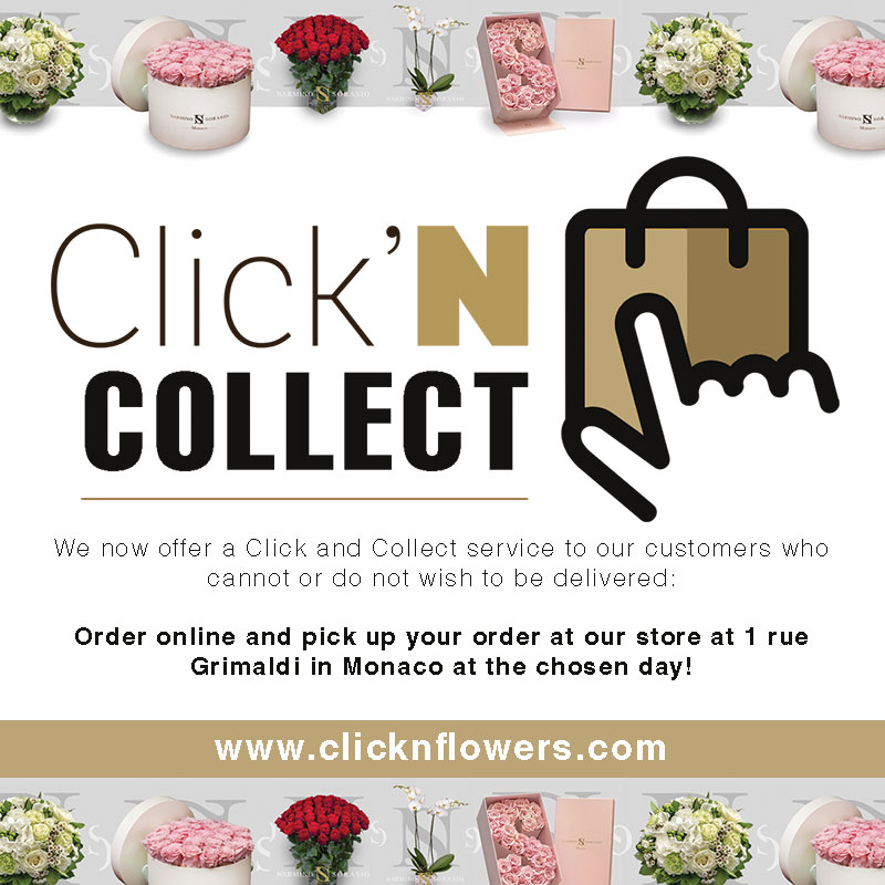 Click and Collect of flowers and bouquets in Monaco