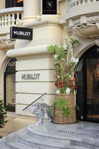 Une composition florale d'exception chez Hublot