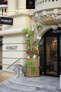 Une composition florale d'exception chez Hublot