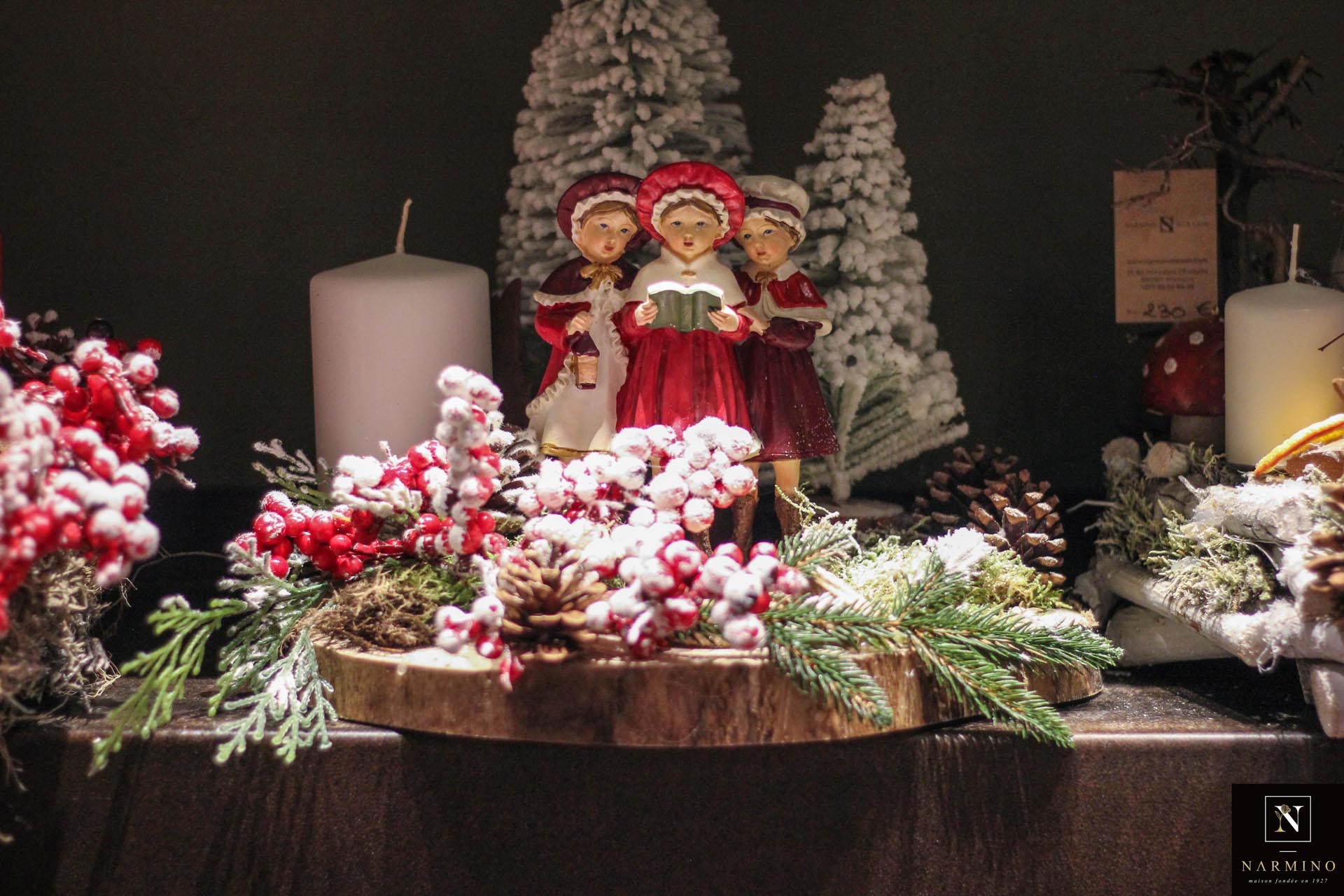 De beaux objets décoratifs pour vos tables de Noël