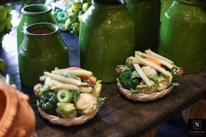 Des barbotines de légumes contemporaines