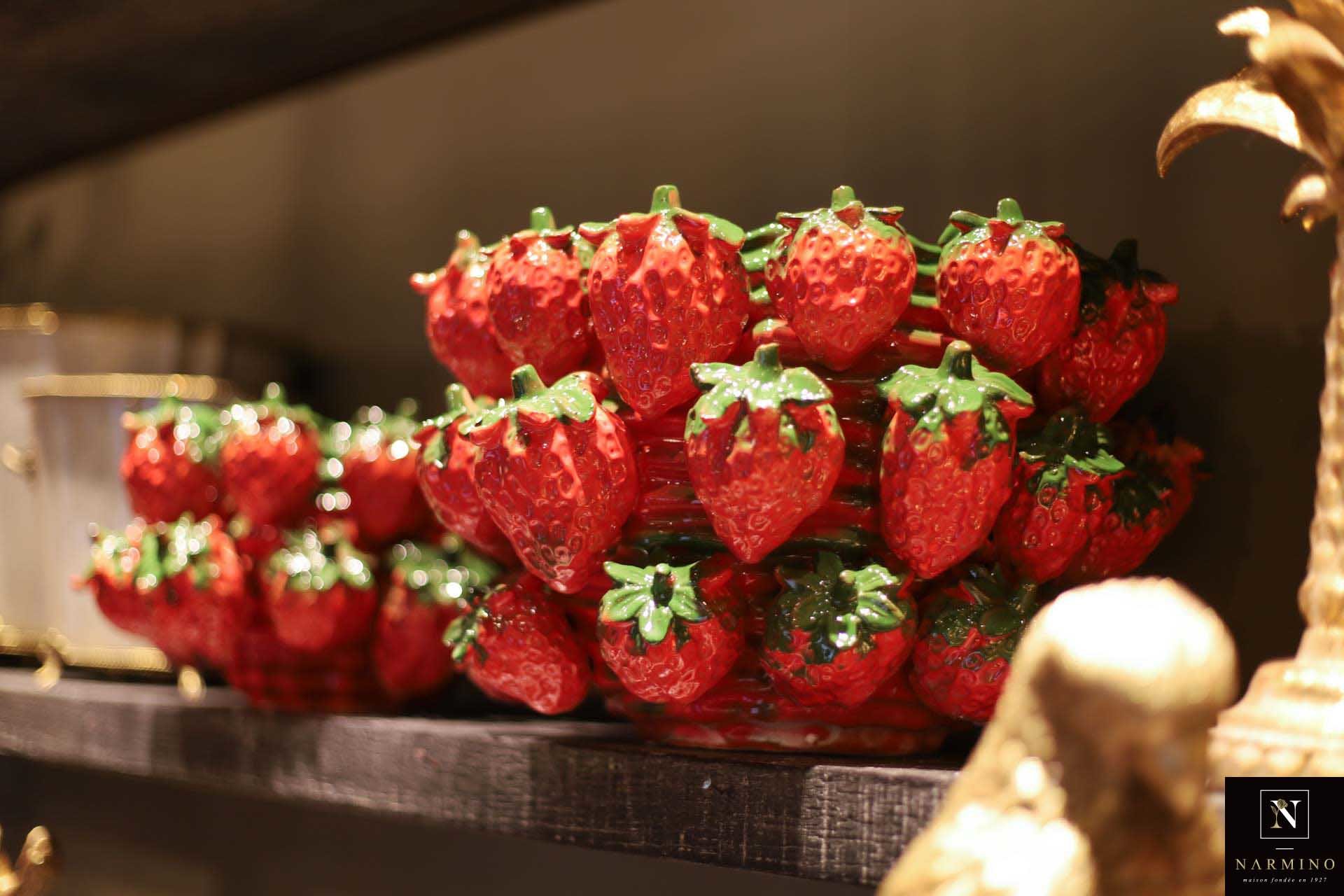 Des barbotines en forme de fraises
