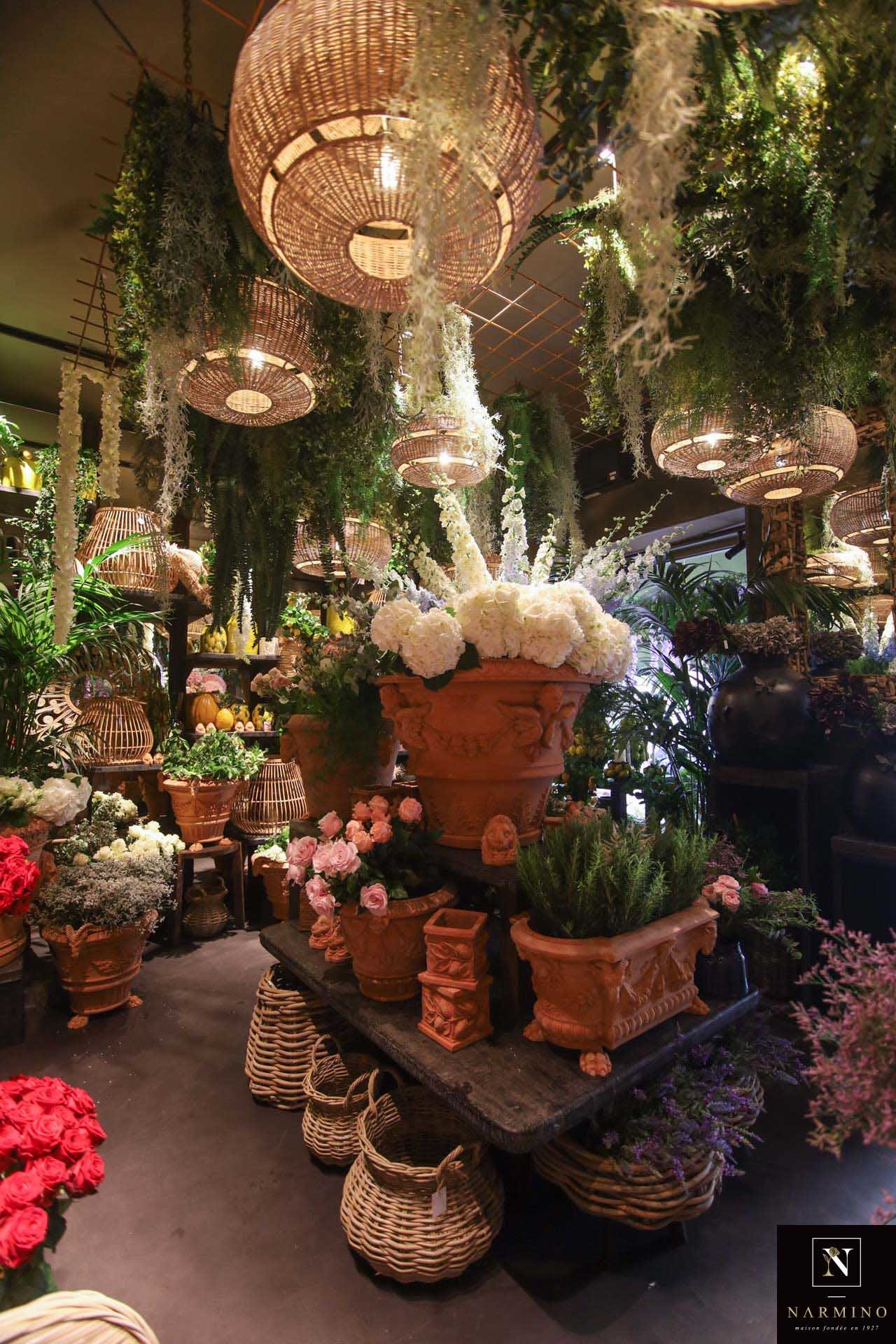 La boutique du fleuriste Narmino