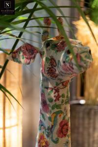 Une de nos belles girafes style toile de jouy