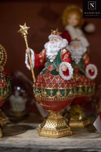 Père Noël sur globe