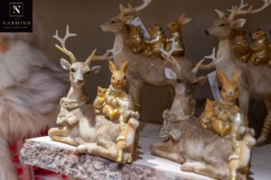 Cerfs et lapins décoratifs