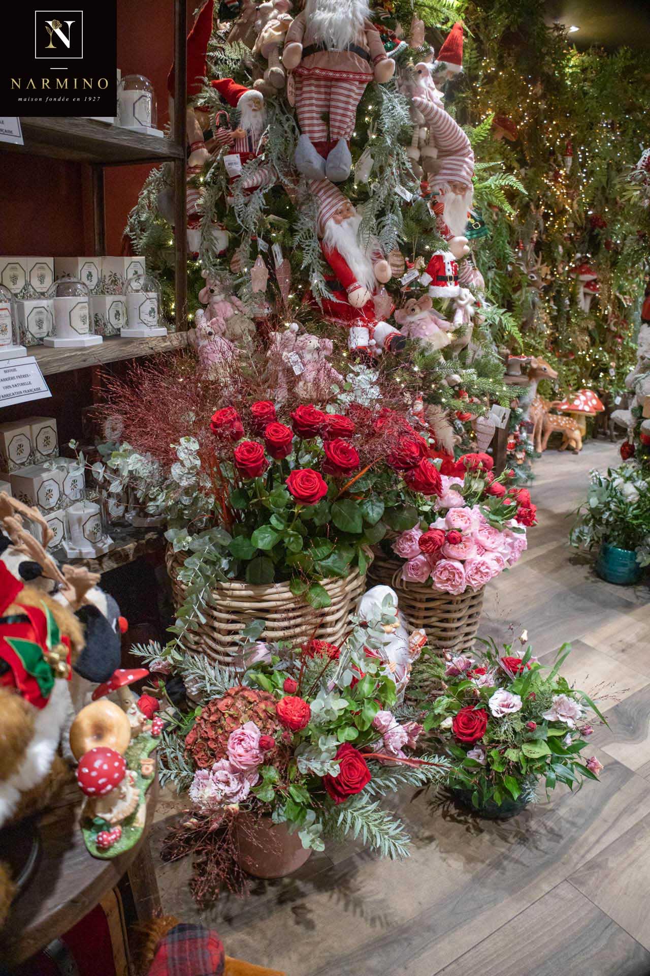 Vos décorations de Noël sont chez Narmino, fleuriste à Monaco