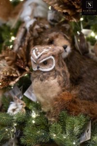 Un hibou en peluche