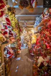 L'intérieur du Chalet du fleuriste Narmino