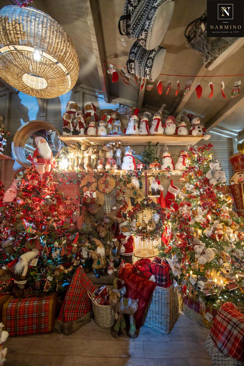 Sapin de Noël et décorations Narmino fleuriste à Monaco