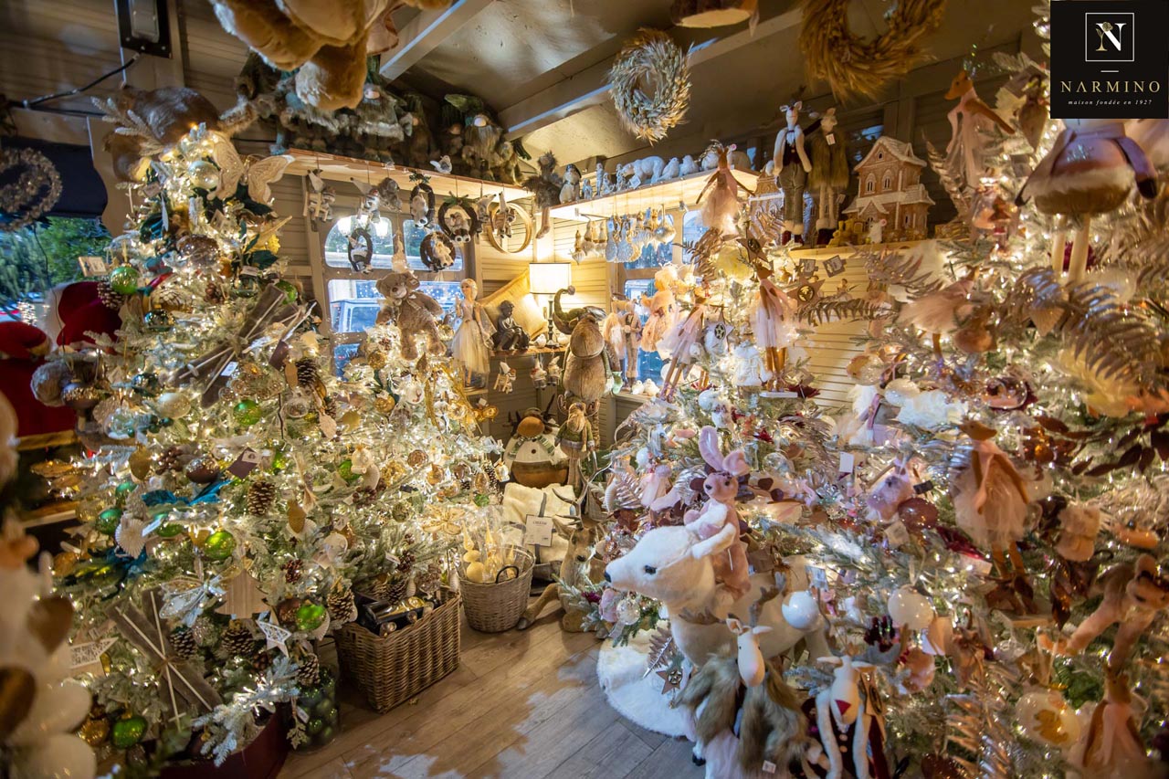 Sapin de Noël et décorations Narmino fleuriste à Monaco