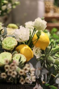 Un bouquet original avec des agrumes