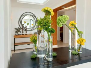 Nos bouquets de fleurs décorant un salon