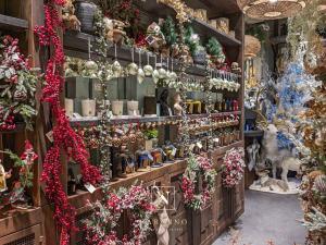 Bougies et boules de Noël