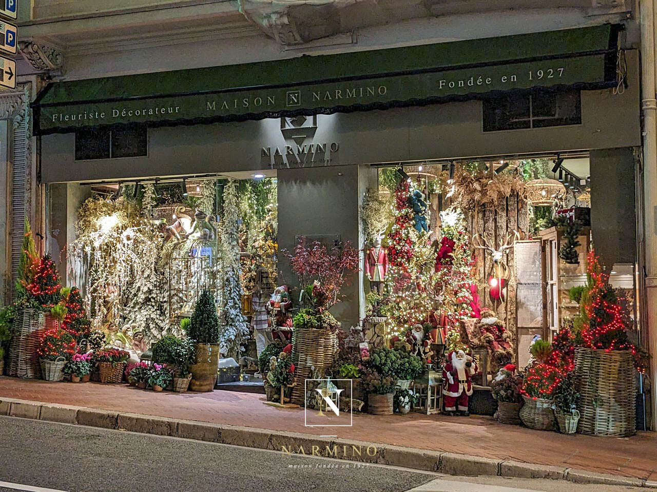 La boutique Narmino à Monaco, rue Grimaldi