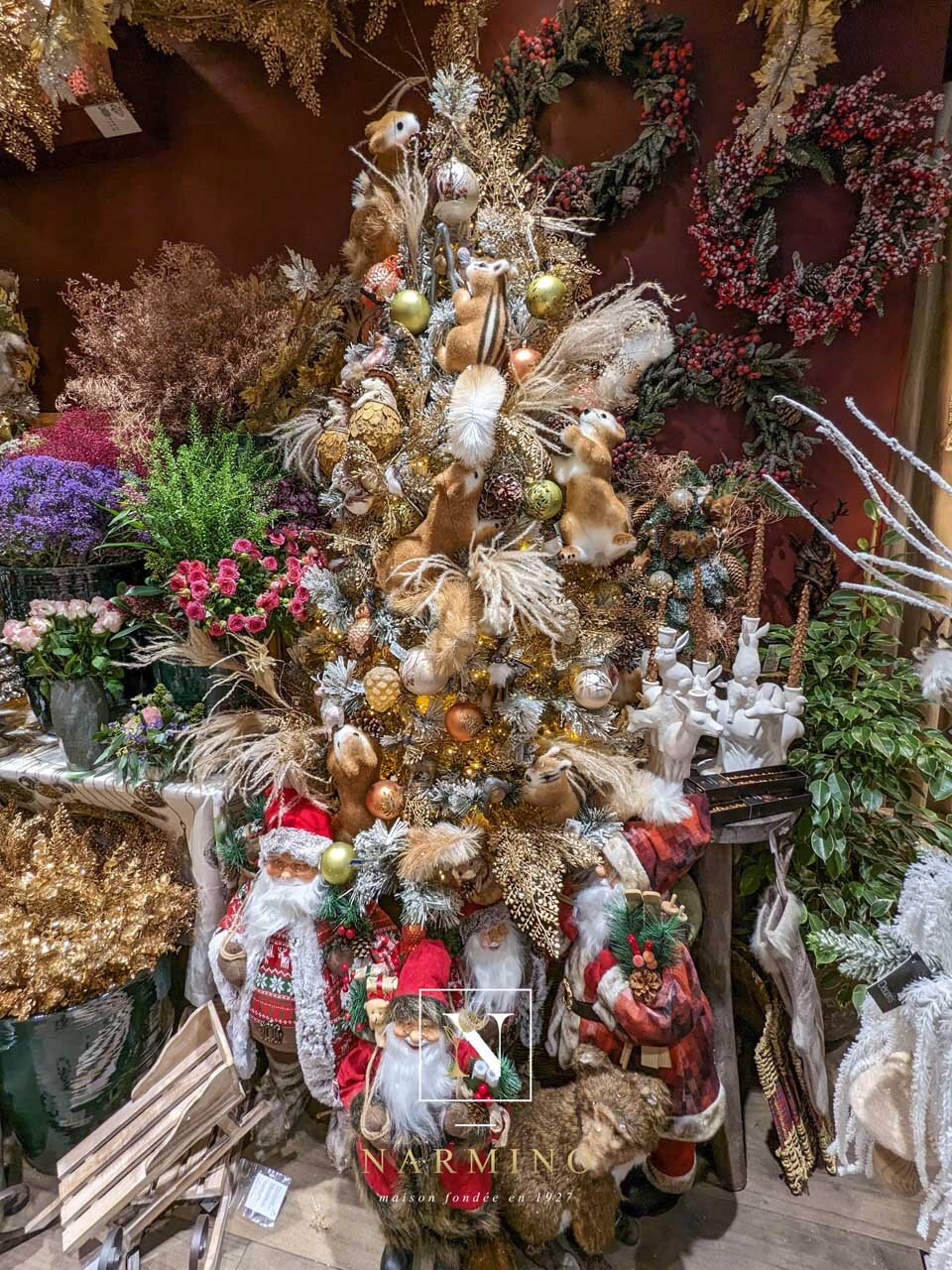 Sapins et décorations de Noël