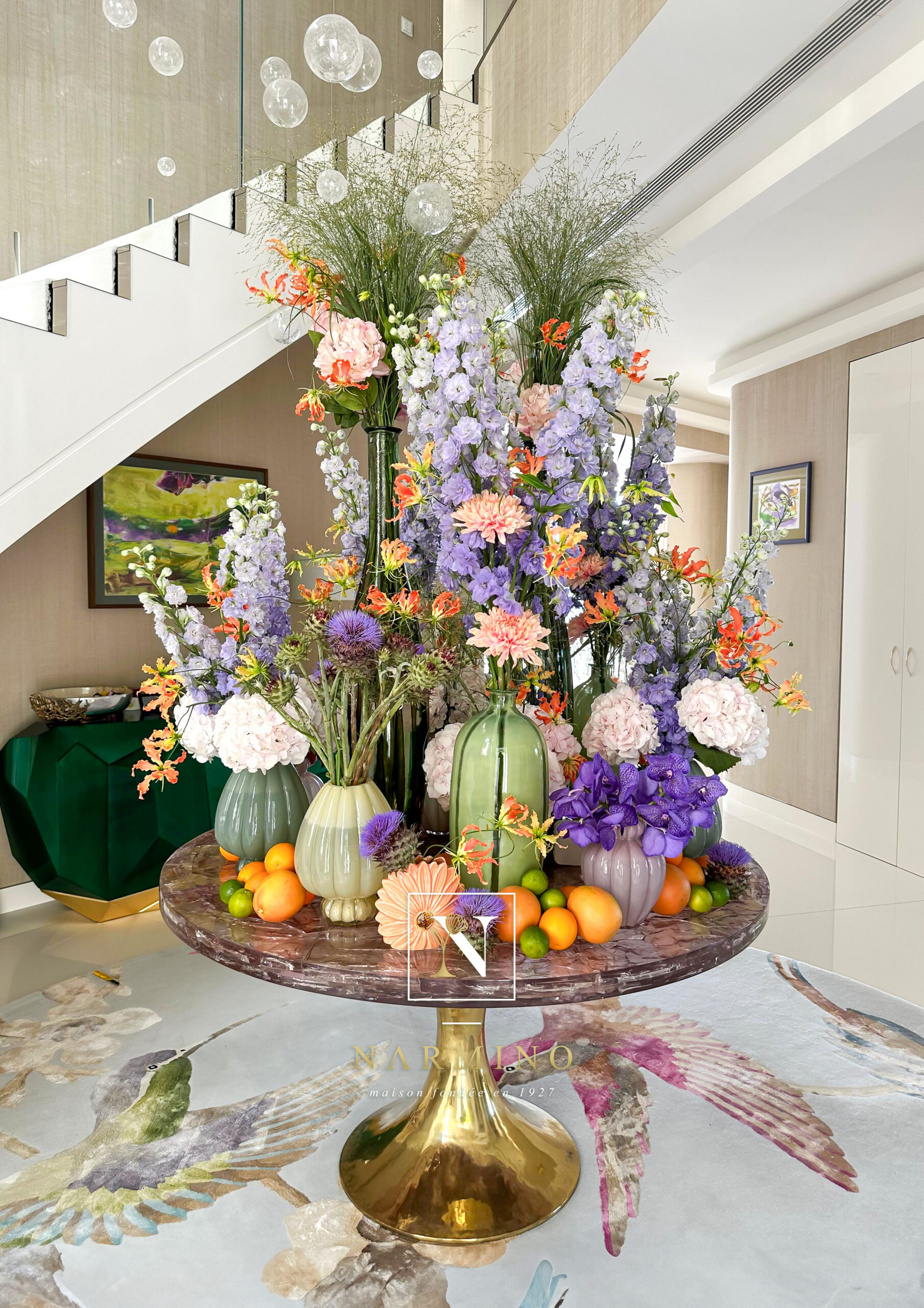 Une composition florale d'exception pour une villa de Cap d'Ail